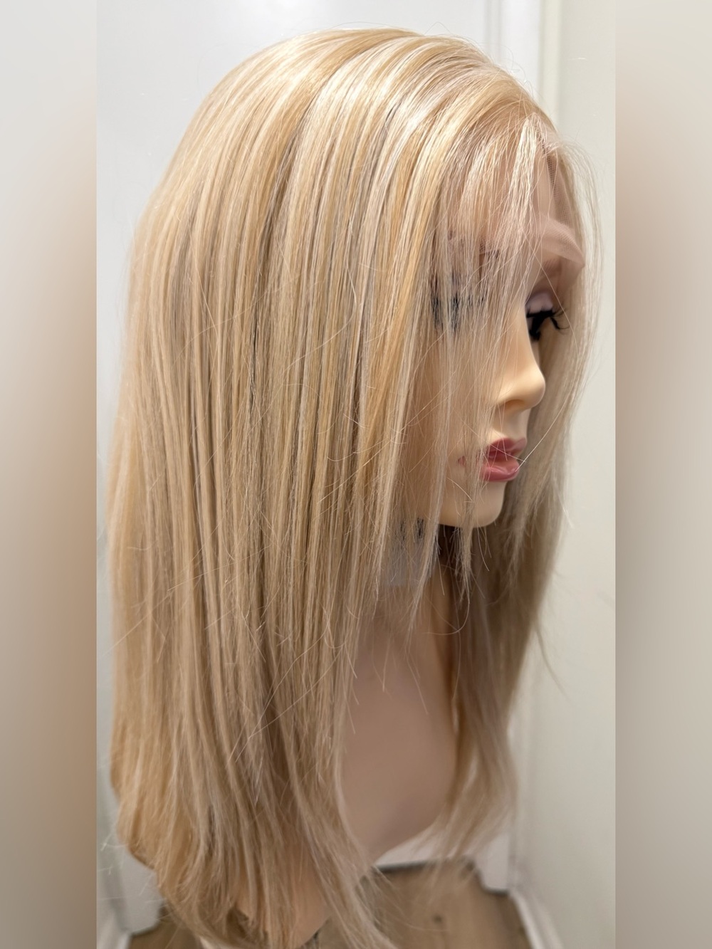 HAIR, 24” Straight, Lace Front, Center Part Blondes